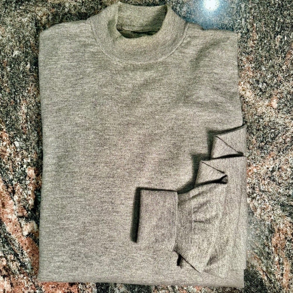 House of Carrington Mock Turtleneck Golf Jumper Mens M